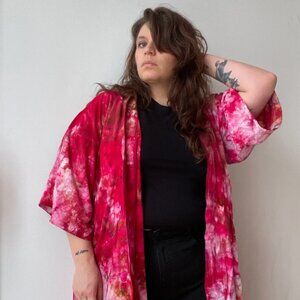 Cherry Blossom Hand-Dyed Robe